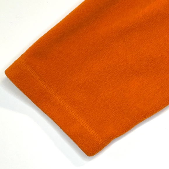 Eddie Bauer Size XL 1/4 Zip Orange Pullover Fleece Shirt Hiking Outdoor Camping - Picture 6 of 16